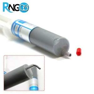 خمیر سیلیکون سرنگی HC-151 بزرگ نقره ای