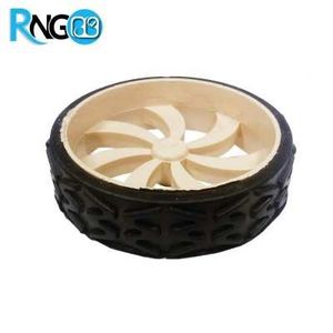 چرخ ربات 10cm با بوش فلزی