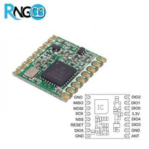 ماژول فرستنده گیرنده 915MHz LORA RFM95W