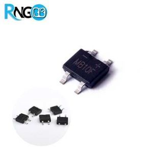 پل دیود 1000V / 0.8A مربعی MB10F اورجینال SEP