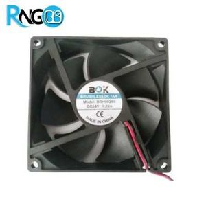 فن 24v دور بالا 7 پره سایز 9x9x2.5 سانت دو سیم