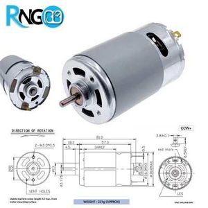 موتور DC پرقدرت 35x57 دور بالا فن دار مدل RS-555