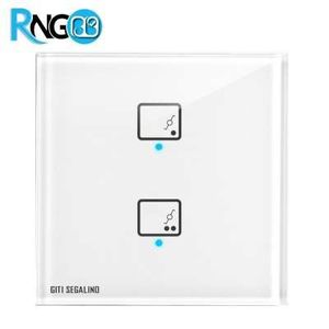 کلید لمسی هوشمند 2 پل مدل شینا