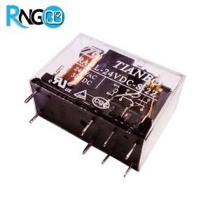 رله 24V 5A کتابی دوکنتاکت TRA3-S-2Z مارک TIANBO