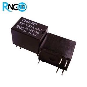 رله 12V 3A تک کنتاکت 6 پین بوبین وسط TIANBO مدل HJR-4102-L