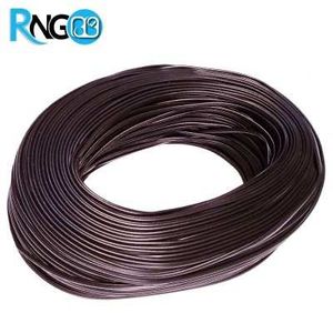 سیم افشان تک زوج 2x0.25 سفید مشکی متری (سیم بلندگو)