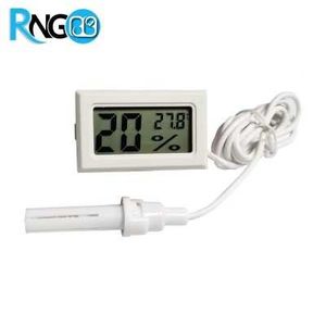رطوبت سنج و دماسنج روپانلی دارای نمایشگر دیجیتال به همراه پراپ سفید