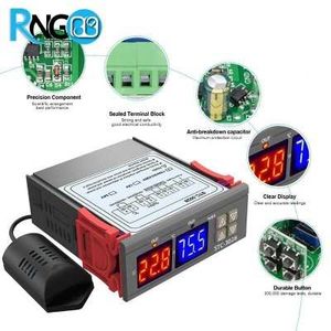 ترموستات و هیدروستات صنعتی 220v مدل STC-3028