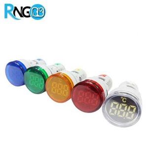 دماسنج AC چراغ سیگنالی زرد مجهز به سنسور NTC