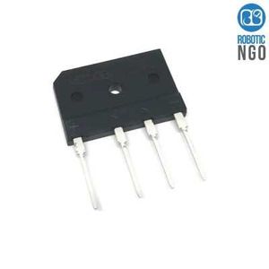 پل دیود 1000V / 15A تخت شانه ای KBU1510