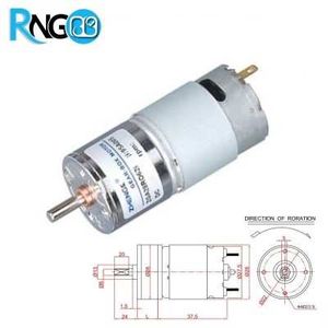 موتور گیربکس 12 ولت ZGA28-400RPM