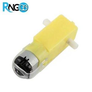 موتور گیربکس پلاستیکی دو طرفه صاف 220RPM