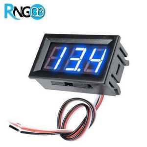 ولتمتر DC روپانلی دیجیتال آبی سه سیمه 0v-100v