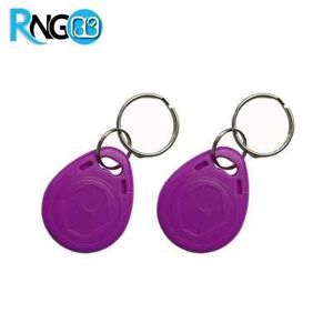 تگ RFID 125KHZ مدل جاسوئیچی بنفش