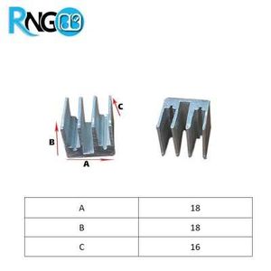 هیت سینک 17x17x16mm کد 141 مناسب قطعات SMD