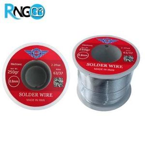 سیم لحیم 0.8mm 250g نبی سولدر درجه 1