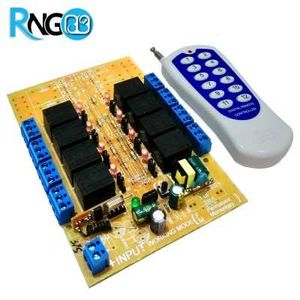 بسته فرستنده و گیرنده 8 کاناله 315MHz 220v + ریموت