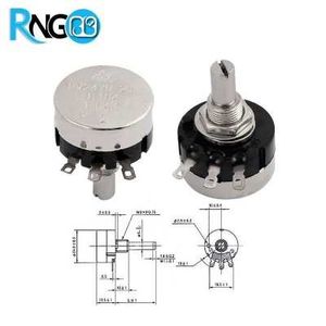 ولوم فلزی تک دور 10K اهم مدل RV24