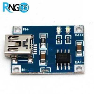 ماژول TP4056 شارژر Mini USB باتری های لیتیومی 1A