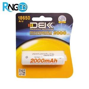 باتری لیتیوم یون 3.7v-2000mAh مارک DBK نوک دار