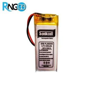 باتری لیتیوم پلیمر 3.7v-230mAh سایز 551730 مارک Sonikcell