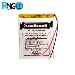 باتری لیتیوم پلیمر 3.7v-2500mAh سایز 356890 مارک Sonikcell
