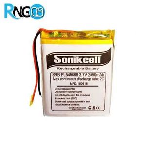 باتری لیتیوم پلیمر 3.7v-2550mAh سایز 545668 مارک Sonikcell