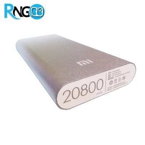 کیس پاوربانک 8 تایی Xiaomi مجهز به برد تک خروجی نقره ای 20800mAh