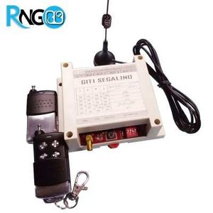 گیرنده 4 کاناله رادیویی 433MHz بردبالا آنتن دار + دو ریموت 4Ch