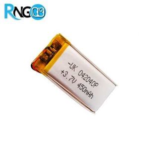 باتری لیتیوم پلیمر 3.7v-450mAh سایز 042040 مارک UK