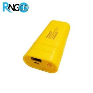 کیس پاوربانک 2 تایی تک خروجی با ظرفیت 5600mah زرد