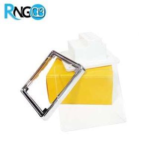 قاب کلید لمسی MBS10i خام (بدنه+فریم+کارتن) آبکاری نقره ای