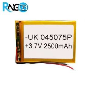 باتری لیتیوم پلیمر 3.7v-2500mAh سایز 045075 مارک UK
