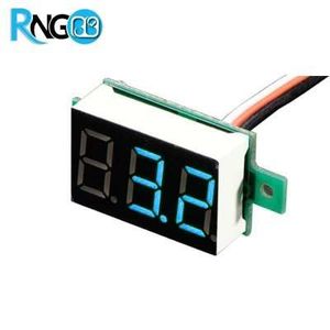 ماژول ولتمتر 3 دیجیت DC0-99.9V سایز 0.28 اینچ رنگ آبی