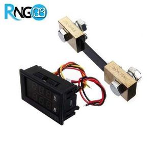 ولتمتر 0v-200v و آمپرمتر 100A روپانلی DC