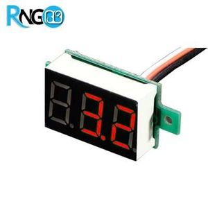 ماژول ولتمتر 3 دیجیت DC0-99.9V سایز 0.28 اینچ رنگ قرمز