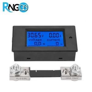 پاورمیتر DC اندازه گیر ولتاژ/جریان/توان/انرژی با شنت 100A