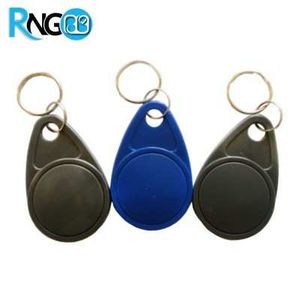 تگ RFID جاسوئیچی 125khz با امکان خواندن و نوشتن آبی رنگ