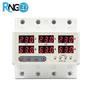 محافظ برق 3فاز ولتاژ و جریان قابل تنظیم با نمایشگر (63آمپری)
