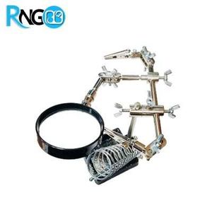 گیره مونتاژ ذره بین دار به همراه پایه هویه 506