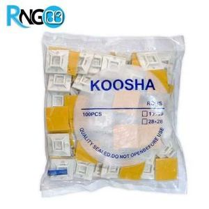 پایه چسب دار بست کمربندی بزرگ (بسته 100 تایی)