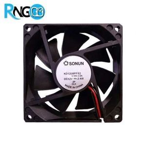 فن 12V ساده سایز 8x8x2.5 سانت دو سیم