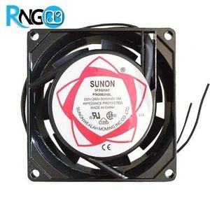 فن 220v فلزی ساده سایز 8x8x2.5 سانت