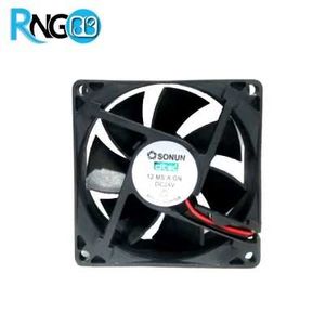 فن 24V ساده سایز 8x8x2.5 سانت دو سیم