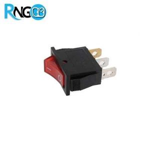 کلید راکر دو حالته سه پین چراغدار قرمز