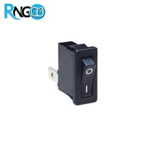 کلید راکر دو حالته باریک ساده مشکی