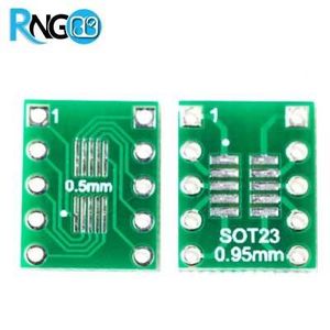 برد تبدیل SMD به DIP پکیج SOT23/MSOP10