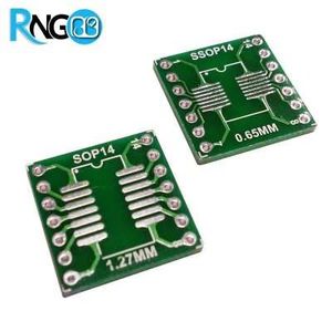برد تبدیل SMD به DIP پکیج SOP14 SSOP14 TSSOP14