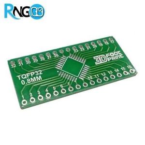 برد تبدیل SMD به DIP مستطیلی TQFP32