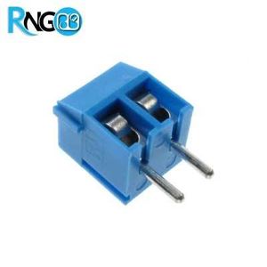 ترمینال پیچی مدل MX/KF301-2pin رنگ آبی کوچک